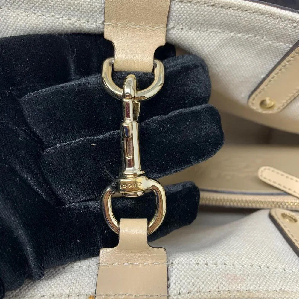 Authentic GUCCI With pouch Diamante Tote Bag - Picture 8 of 14